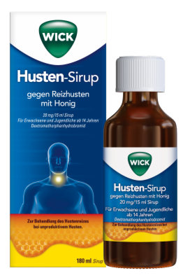 WICK Husten-Sirup gegen Reizhusten mit Honig